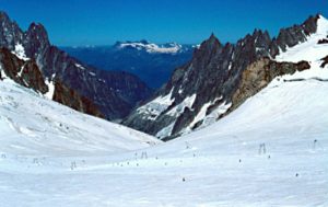 Valle D'Aosta - Una vista dal Monte Bianco