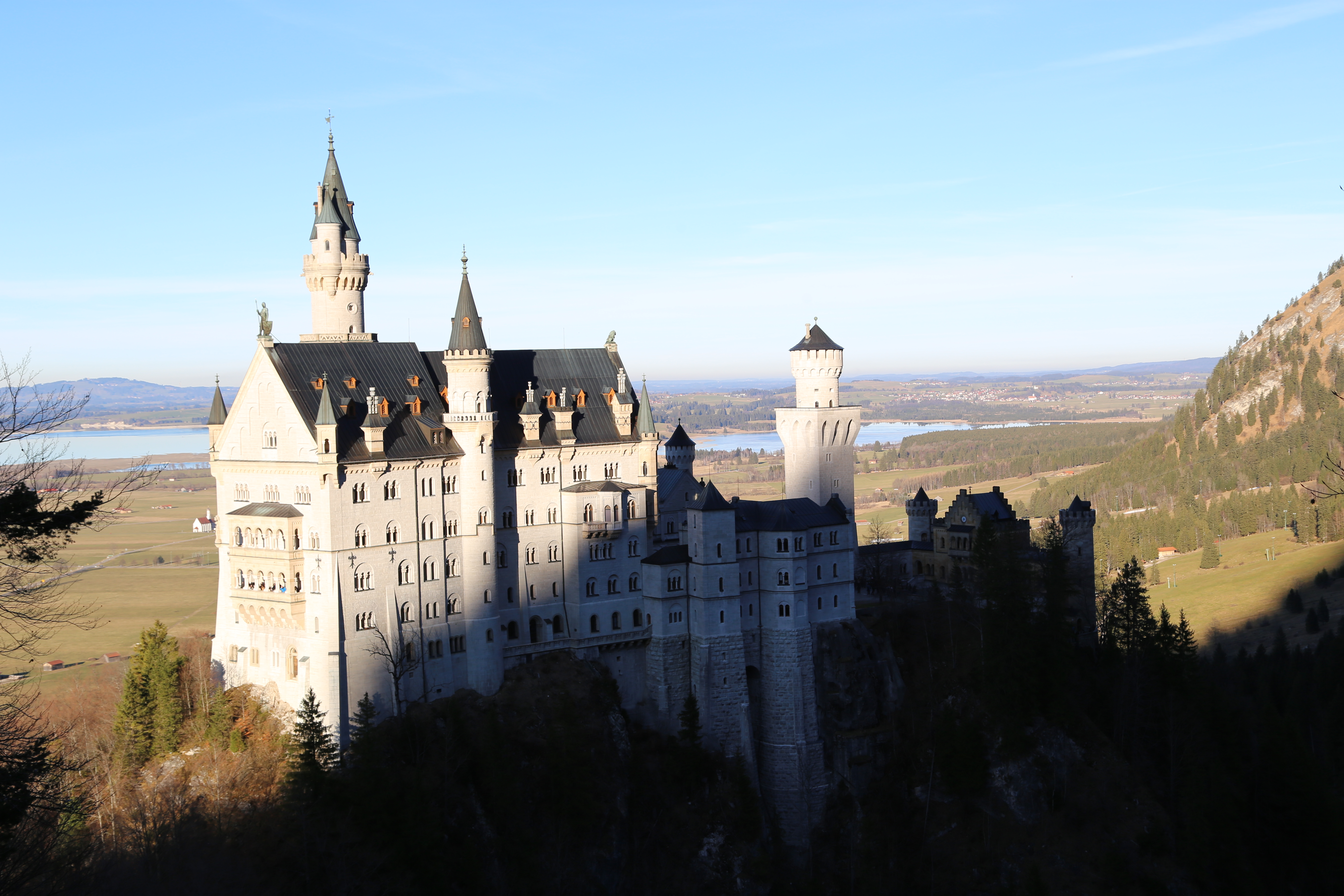 Il castello di Neuschwanstein - Altra vista.