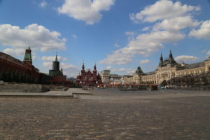 Mosca, la Piazza Rossa – il mausoleo di Lienin.