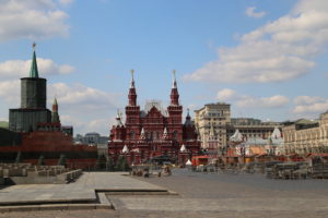 Mosca, la Piazza Rossa – il mausoleo di Lienin.