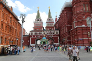 Mosca, ingresso alla Piazza Rossa