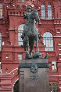 Mosca, Monumento al Maresciallo Zhukov.
