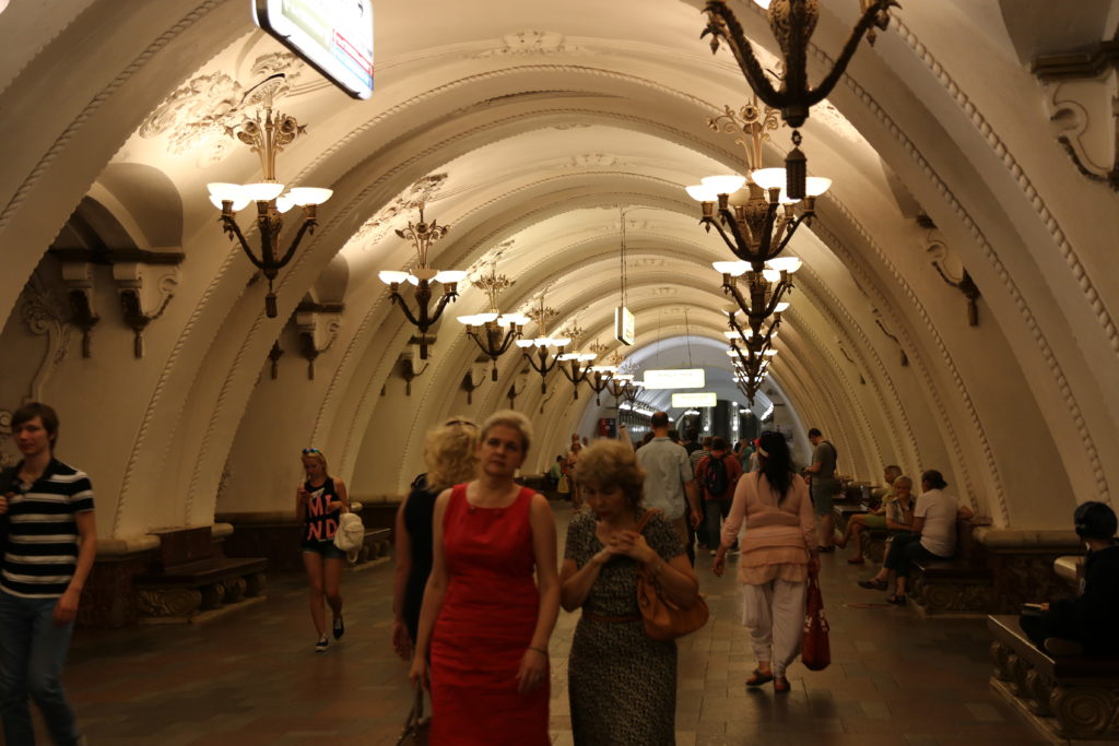 Mosca, una stazione del Metrò.
