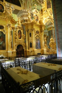 San Pietroburgo, all'interno della Cattedrale di Pietro e Paolo
