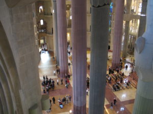 La Sagrada Familia, interno.