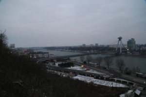 Panoramica sul ponte nuovo e l’Ufo