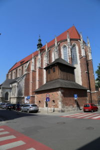 Kazimierz, la chiesa di Santa Rita.