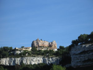 Scorcio di paesaggio da Avignone a Marsiglia.