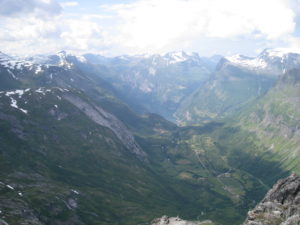 Geiranger vista dal Monte Dalsnibba.