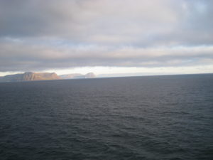 La scogliera di Capo Nord.
