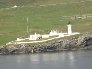 La costa delle Shetland.