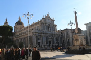 Cattedrale di Sant'Agata e la fontana dell'elefante.