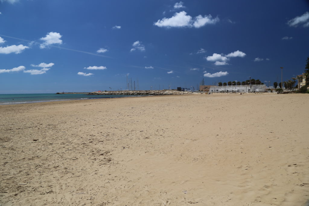 La spiaggia.
