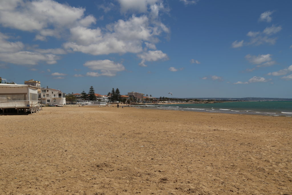 La spiaggia.