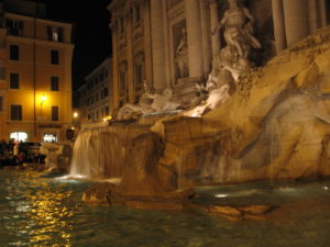 Fontana di Trevi.