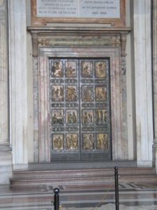 Basilica di San Pietro, la Porta Santa.