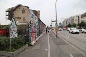 Il famigerato Muro di Berlino.