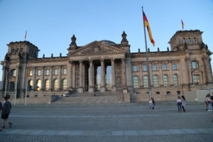 Palazzo del Reichstag, sede del parlamento.