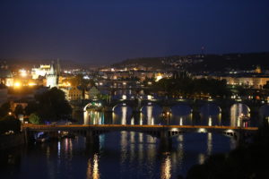 Praga e la Moldava.