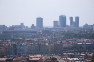 Panorama di Praga dal Castello,.
