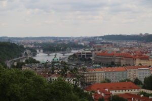 Praga e la Moldava.