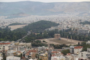 Tempio di Zeus Olimpio e Stadio Panatenaico.