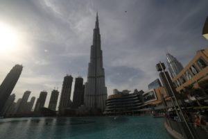 The Dubai Fountain e il Burj Khalifa