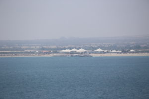 Spiaggia delle navi da crociera di Sir Bani Yas