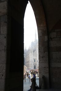 Il Duomo visto dal Palazzo della Ragione.
