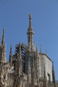 Le guglie del Duomo.