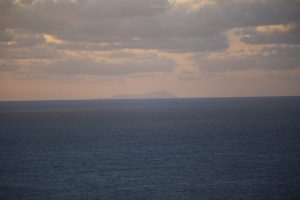 La costa tunisina vista dall'Acropoli.