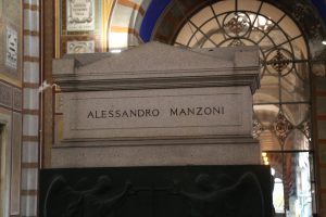Cimitero Monumentale, tomba di Alessandro Manzoni.