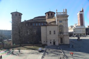 Palazzo Madama visto dal Palazzo Reale.