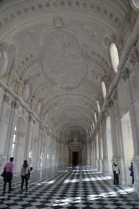 Venaria Reale, la Galleria Grande - interno della Reggia.
