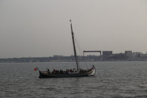 Vecchia imbarcazione tipica utilizzata per i turisti